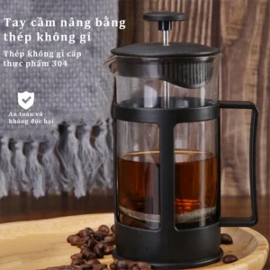 bình french press màu đen